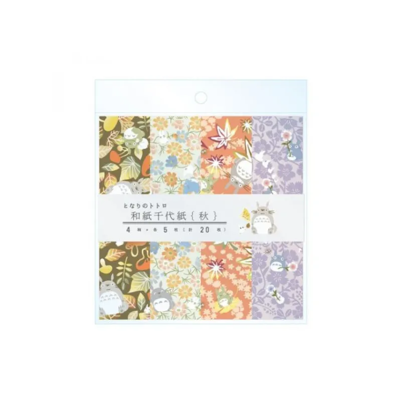 Postcards And Letter Papers*Maison Ghibli 2024 Chiyogami Paper Autumn - My Neighbor Totoro