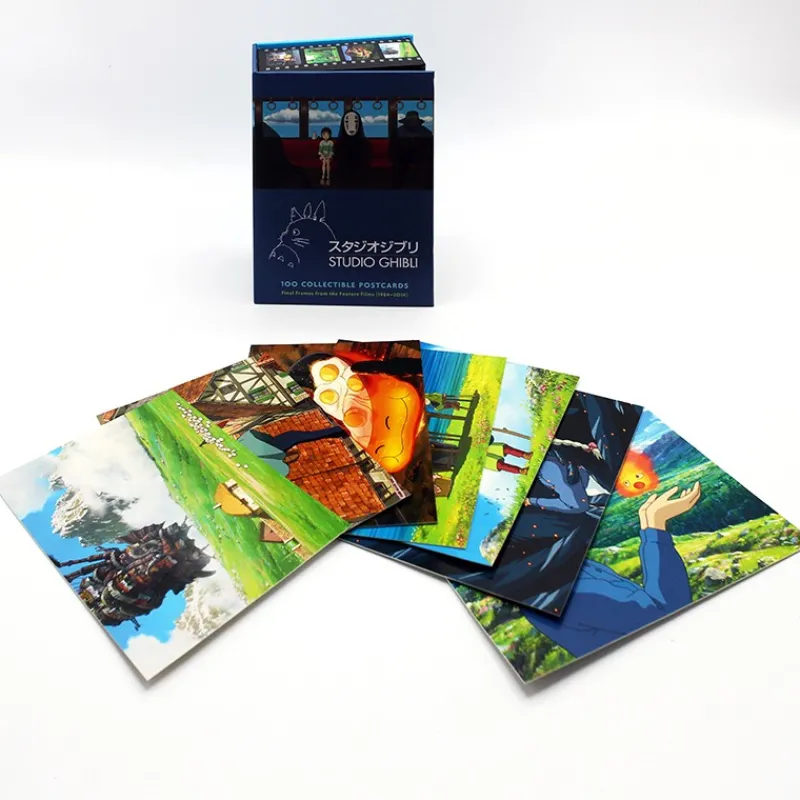 Postcards And Letter Papers*Maison Ghibli 100 Collectible Postcards Box serie 1 - Studio Ghibli
