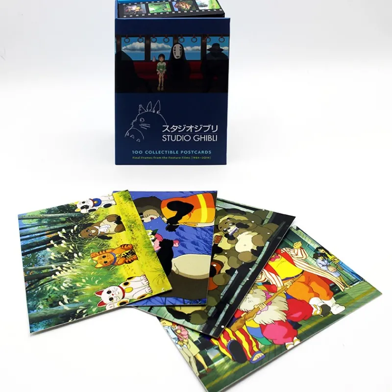 Postcards And Letter Papers*Maison Ghibli 100 Collectible Postcards Box serie 1 - Studio Ghibli