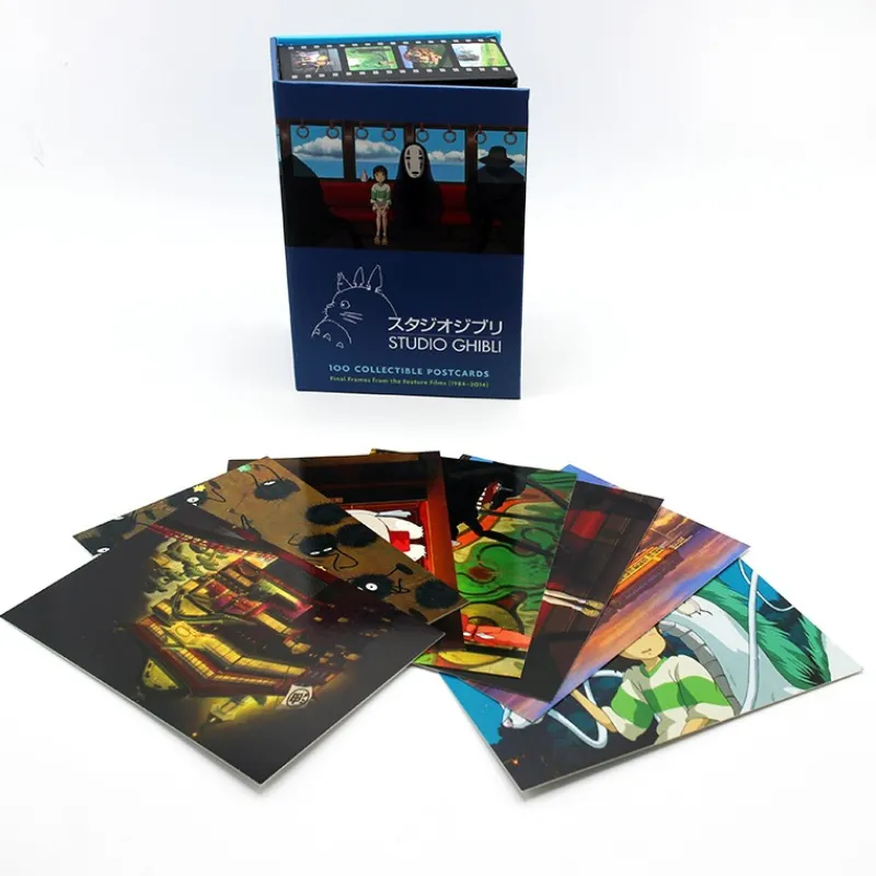 Postcards And Letter Papers*Maison Ghibli 100 Collectible Postcards Box serie 1 - Studio Ghibli
