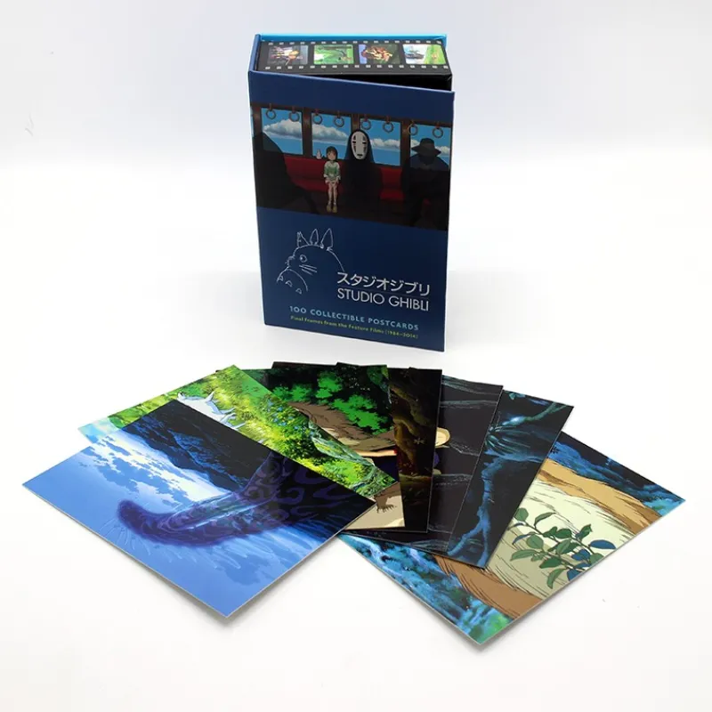 Postcards And Letter Papers*Maison Ghibli 100 Collectible Postcards Box serie 1 - Studio Ghibli