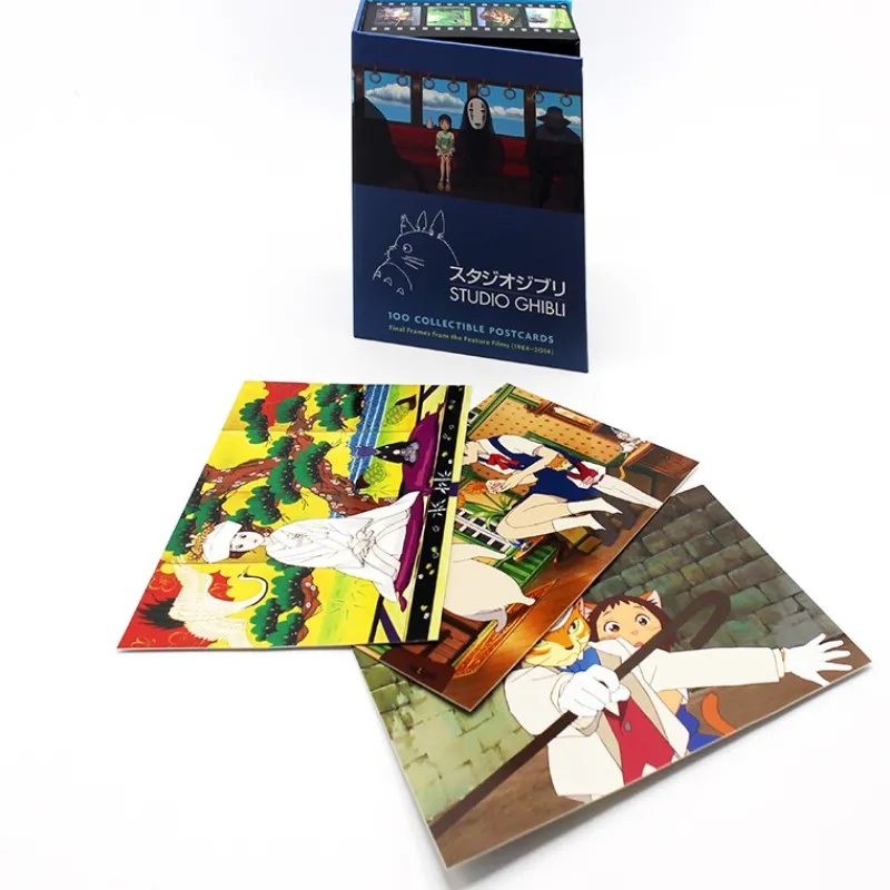 Postcards And Letter Papers*Maison Ghibli 100 Collectible Postcards Box serie 1 - Studio Ghibli