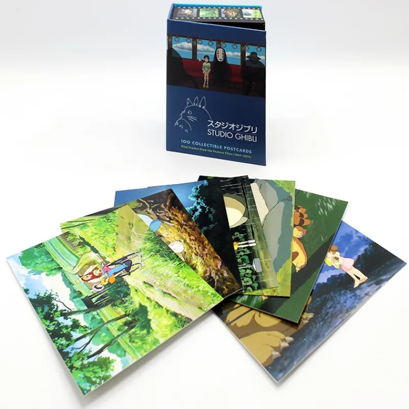 Postcards And Letter Papers*Maison Ghibli 100 Collectible Postcards Box serie 1 - Studio Ghibli