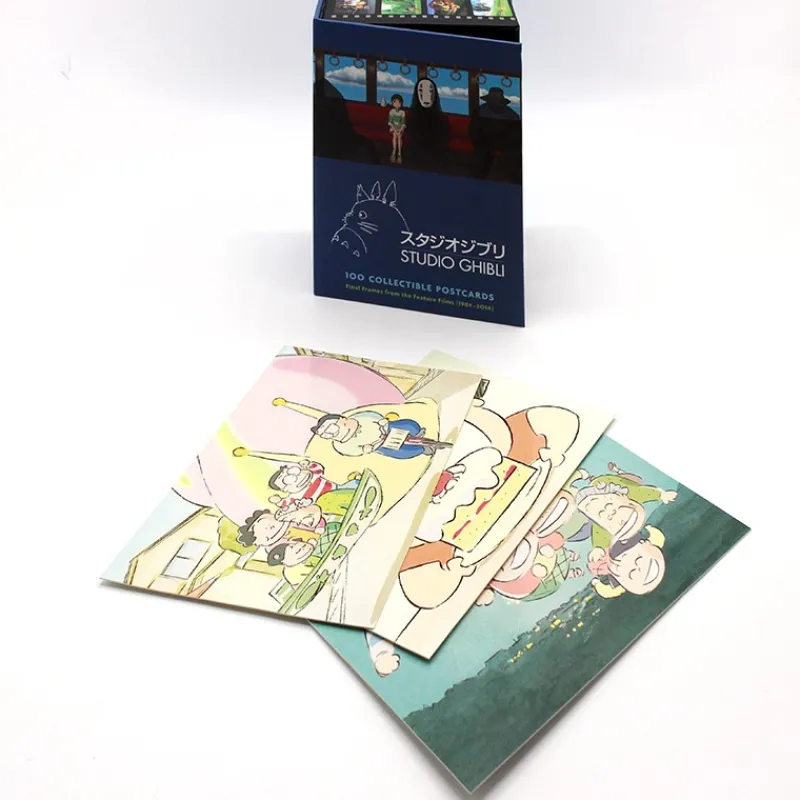 Postcards And Letter Papers*Maison Ghibli 100 Collectible Postcards Box serie 1 - Studio Ghibli