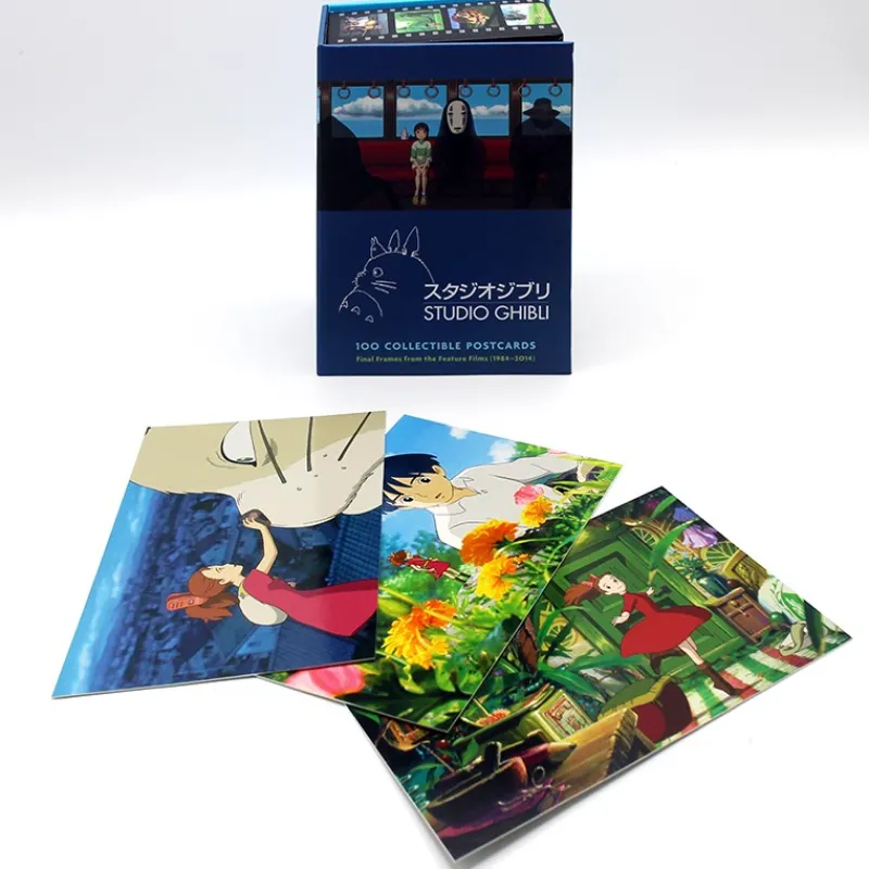 Postcards And Letter Papers*Maison Ghibli 100 Collectible Postcards Box serie 1 - Studio Ghibli