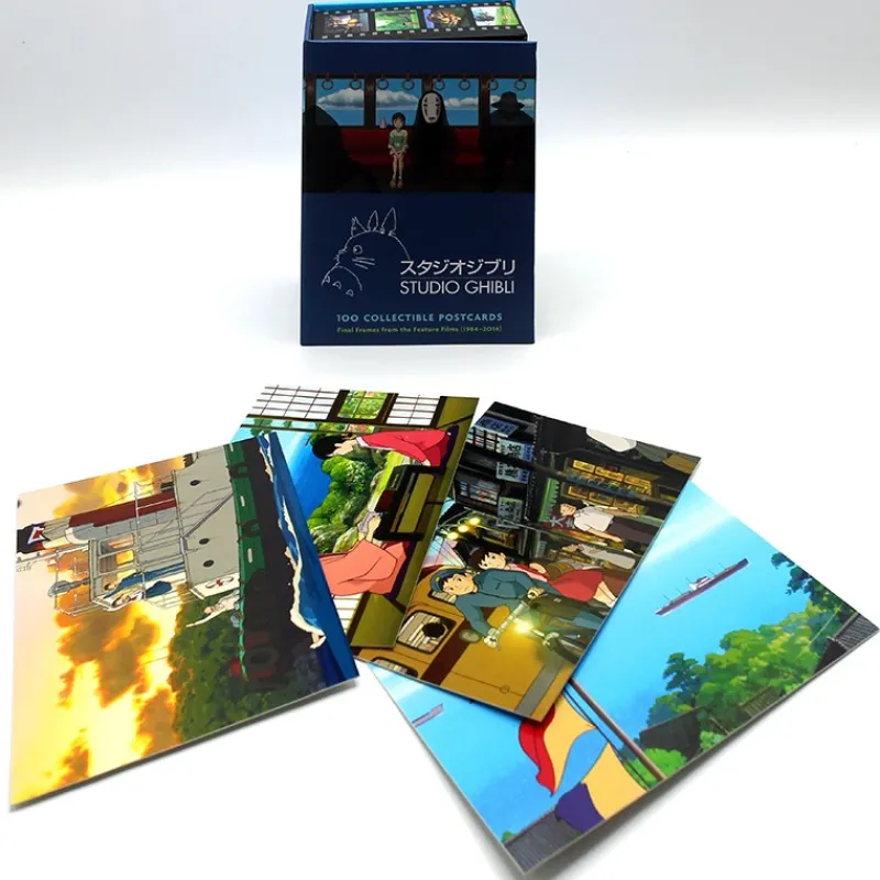 Postcards And Letter Papers*Maison Ghibli 100 Collectible Postcards Box serie 1 - Studio Ghibli