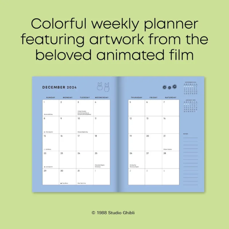 Schedule Diaries And Calendars*Maison Ghibli 2025 Diary - My Neighbor Totoro