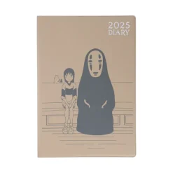 Schedule Diaries And Calendars*Maison Ghibli 2025 Diary Chihiro & No Face on the train - Spirited Away