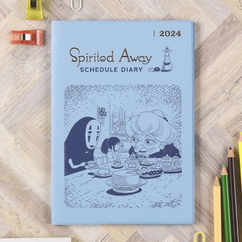 Schedule Diaries And Calendars*Maison Ghibli 2024 Diary Tea time - Spirited Away