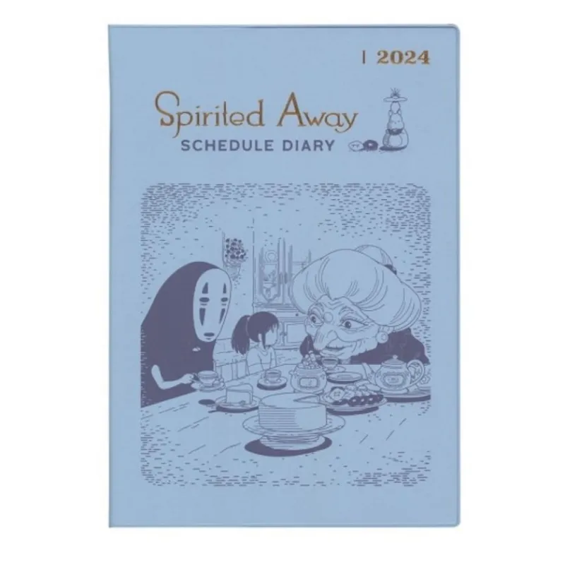 Schedule Diaries And Calendars*Maison Ghibli 2024 Diary Tea time - Spirited Away