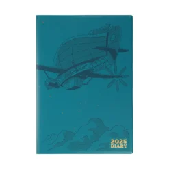 Schedule Diaries And Calendars*Maison Ghibli 2025 Diary Tiger Moth - Castle in the Sky