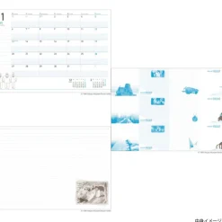 Schedule Diaries And Calendars*Maison Ghibli 2025 Diary Tiger Moth - Castle in the Sky