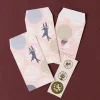 Postcards And Letter Papers*Maison Ghibli 6 Envelopes & stickers set Jiji - Kiki delivery's service