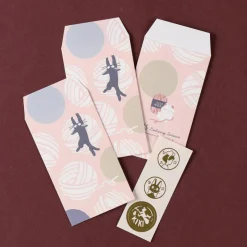 Postcards And Letter Papers*Maison Ghibli 6 Envelopes & stickers set Jiji - Kiki delivery's service