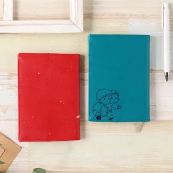 Schedule Diaries And Calendars*Maison Ghibli 2025 Felt Diary Kiki & Jiji on the broom - Kiki's Delivery Service
