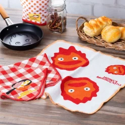 Kitchenware*Maison Ghibli 2 pcs set Kitchen towel Calcifer - Howl's Moving Castle