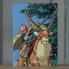 Storage*Maison Ghibli A4 size Clear Folder Ashitaka and Yakul - Princess Mononoke