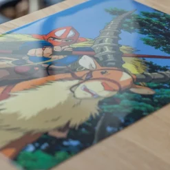Storage*Maison Ghibli A4 size Clear Folder Ashitaka and Yakul - Princess Mononoke