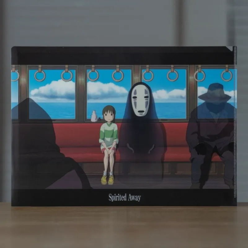 Storage*Maison Ghibli A4 Size Clear Folder On the train - Sprited Away