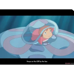 Storage*Maison Ghibli A4 Size Clear Folder Ponyo on jellyfish - Ponyo on the Cliff