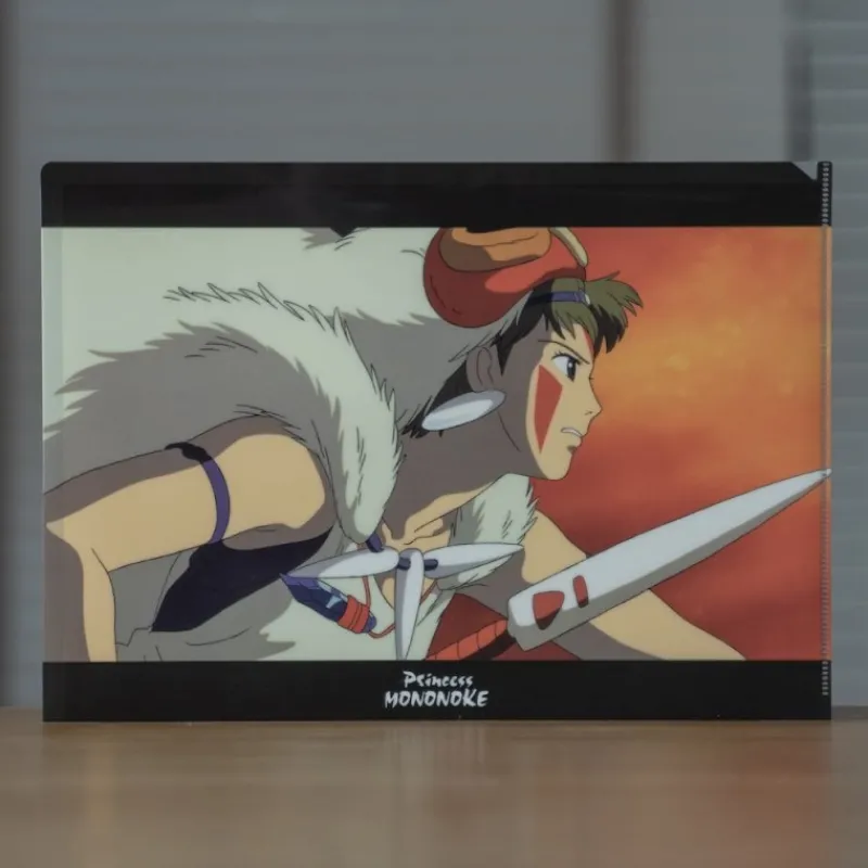 Storage*Maison Ghibli A4 Size Clear Folder The fight - Princess Mononoke