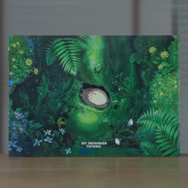 Storage*Maison Ghibli A4 size Clear Folder Totoro's bed - My Neighbour Totoro