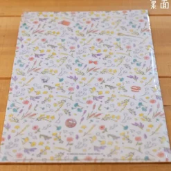 Storage*Maison Ghibli A4 size Clear with 3 flaps Flowers - Kiki’s Delivery Service