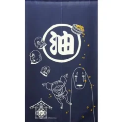 Wall Decoration*Maison Ghibli Aburaya Blue Curtains - Spirited Away