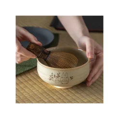 Kitchenware*Maison Ghibli Akahada-yaki Matcha Tea Bowl & Whisk - My Neighbor Totoro