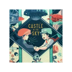 Storage*Maison Ghibli Art Déco Clear Folder A4 - Castle in the Sky