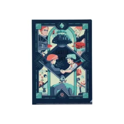 Storage*Maison Ghibli Art Déco Clear Folder A4 - Castle in the Sky