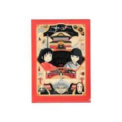 Storage*Maison Ghibli Art Déco Clear Folder A4 - Spirited Away
