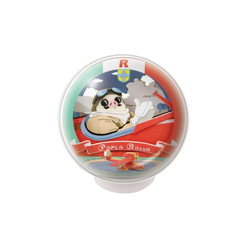 Arts And Crafts*Maison Ghibli Ball Paper Theater Marco - Porco Rosso