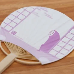 Accessories*Maison Ghibli Bamboo Fan & Letter Set No Face with Flower - Spirited Away