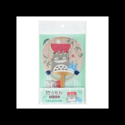 Accessories*Maison Ghibli Bamboo Fan & Letter Set Totoro with Watermelon - My Neighbor Totoro