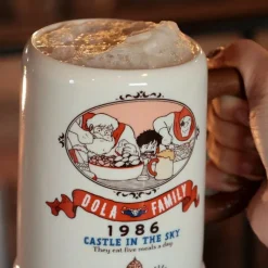 Kitchenware*Maison Ghibli Beer mug Dola's family - Castle in the Sky