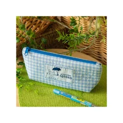 Storage*Maison Ghibli Blue checkered Pencil case - My Neighbor Totoro