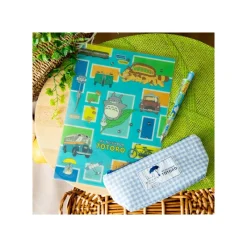 Storage*Maison Ghibli Blue checkered Pencil case - My Neighbor Totoro
