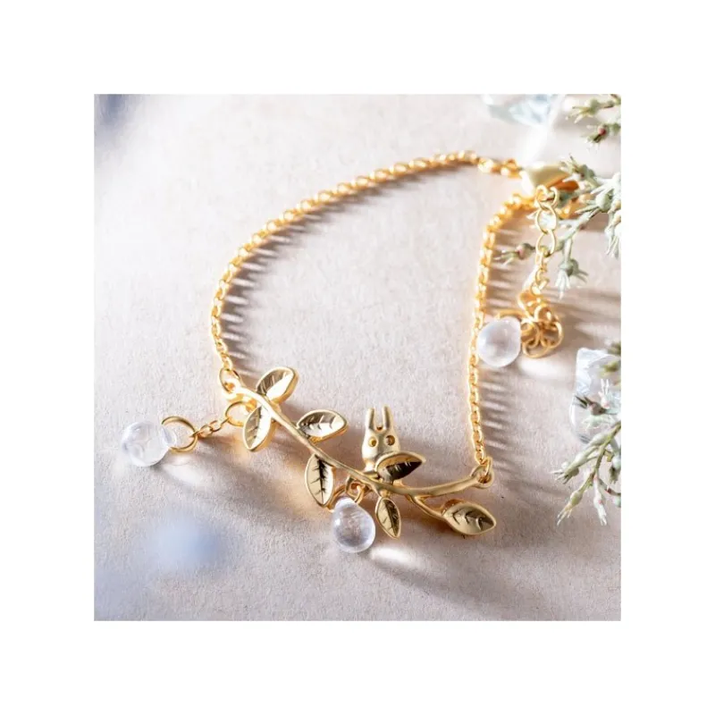 Jewellery*Maison Ghibli Bracelet Small Totoro Hiding In Leaf - My Neighbor Totoro