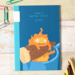 Notebooks And Notepads*Maison Ghibli Carnet de notes B6 Calcifer - Howl's Moving Castle