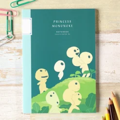 Notebooks And Notepads*Maison Ghibli Carnet de notes B6 Kodama - Princess Mononoke