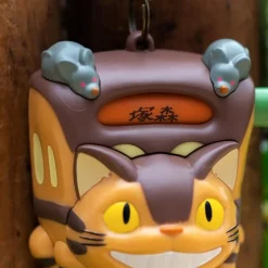 Keychains*Maison Ghibli Catbus destination Kurukuru keyring - My Neighbour Totoro