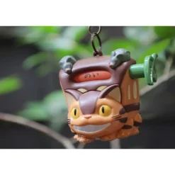 Keychains*Maison Ghibli Catbus destination Kurukuru keyring - My Neighbour Totoro