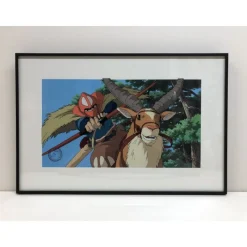 Cel Art - Studio Ghibli*Maison Ghibli CEL ART ASHITAKA GOES TO BATTLE - STUDIO GHIBLI