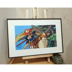 Cel Art - Studio Ghibli*Maison Ghibli CEL ART ASHITAKA GOES TO BATTLE - STUDIO GHIBLI