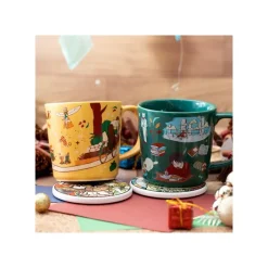 Kitchenware*Maison Ghibli Ceramic coaster King of Dwarf & Princess - Whisper of the Heart
