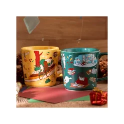 Kitchenware*Maison Ghibli Ceramic Cup Chasing the cat - Whisper of the Heart