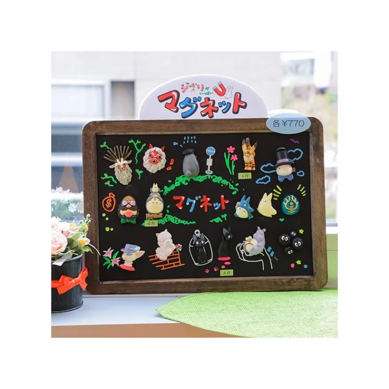 Magnets*Maison Ghibli Character Magnet Jiji Looks Back - Kiki'S Delivery Service
