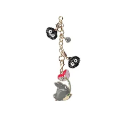 Straps*Maison Ghibli Charm Chain Big Totoro & Flower - My Neighbor Totoro