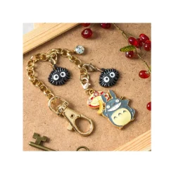 Straps*Maison Ghibli Charm Chain Big Totoro & Mushroom - My Neighbor Totoro
